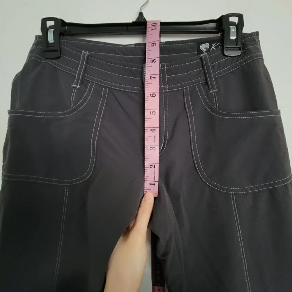 Kuhl Mountain Culture Gray Outdoor Active Hiking Long Track Cargo Style Pants 2